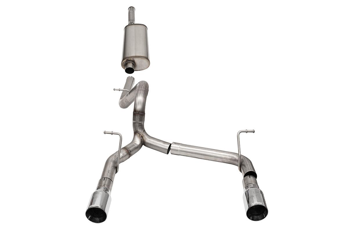 Corsa Performance Dual Rear Cat-Back System (2018-2022 Jeep Wrangler JKU) - 21124