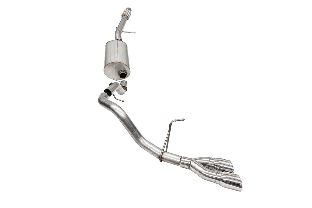 Corsa Performance 21126 3" Cat Back SSE Twin 4" Polished Tips (2021-2022 Chevrolet Suburban 5.3L)