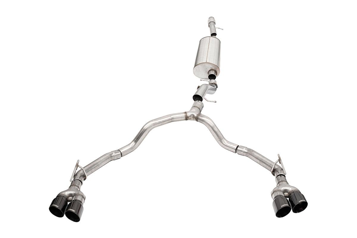 Corsa Performance 21129BLK 3.5" Cat Back DRE Twin 4" Black Tips (2021-2022 Chevrolet Tahoe, GMC Yukon Denali 6.2L)