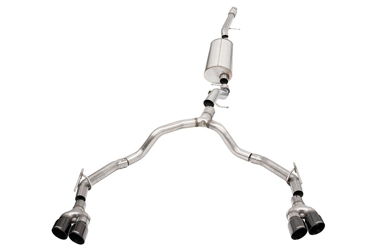 Corsa Performance 21130BLK 3.5" Cat Back DRE Twin 4" Black Tips (2021-2022 Chevrolet Suburban, GMC Yukon XL Denali XL)