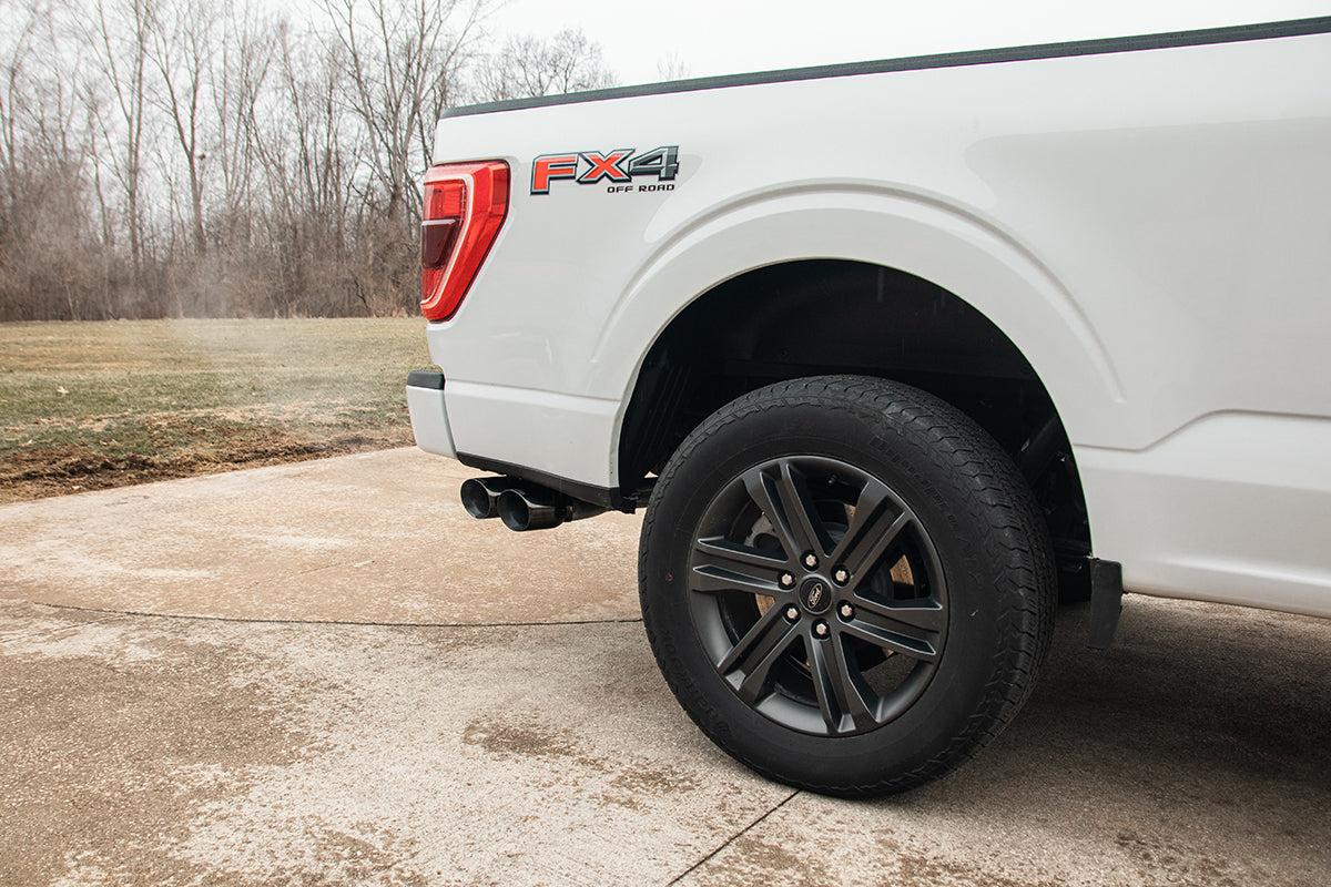 Corsa Performance Xtreme 3" Side Exit Cat Back System with Black Tips (2021-2025 F150 5.0L 122" Wheelbase) - 21142BLK