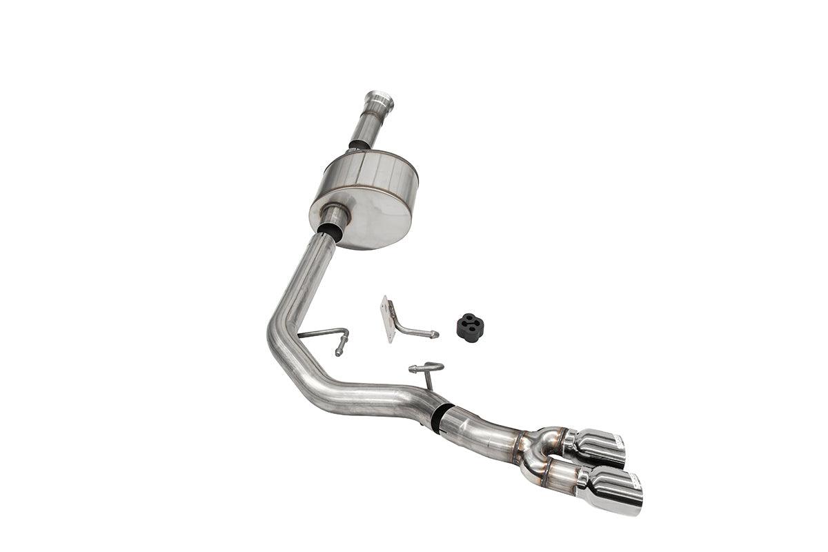 Corsa Performance Xtreme 3" Pre-Tire Exit Cat Back System with Polished Tips (2021-2025 F150 5.0L 141" Wheelbase) - 21144