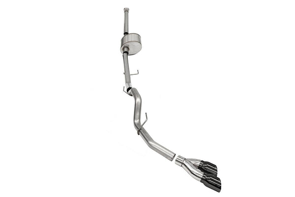 Corsa Performance Xtreme 3" Side Exit Cat Back System with Black Tips (2021-2025 F150 5.0L 157" Wheelbase) - 21151BLK