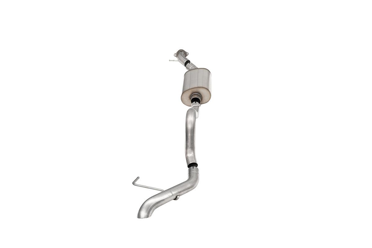 Corsa 2.75" Cat-Back Single Side Exit Exhaust System - Turndown Exhaust Tip (2021-2025 Bronco 2.3L 2-Door)  - 21203