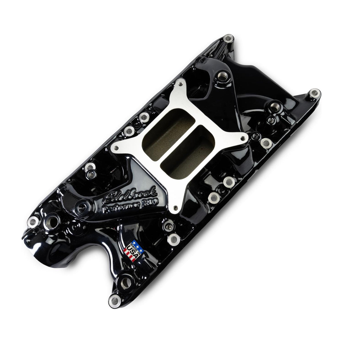 Edelbrock Performer Intake Manifold For Small-Block Ford, Black Plasma Finish - 2121-BP