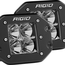 RIGID Industries Rigid D-Series Pro Led Light, Flood Optic, Flush Mount, Pair - 212113