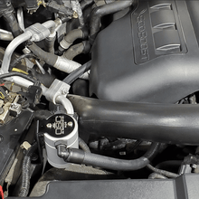 J&L 3047-C 3.0 Oil Separator Passenger Side (2015-2017 Ford Expedition 3.5L EcoBoost) - Clear Anodized