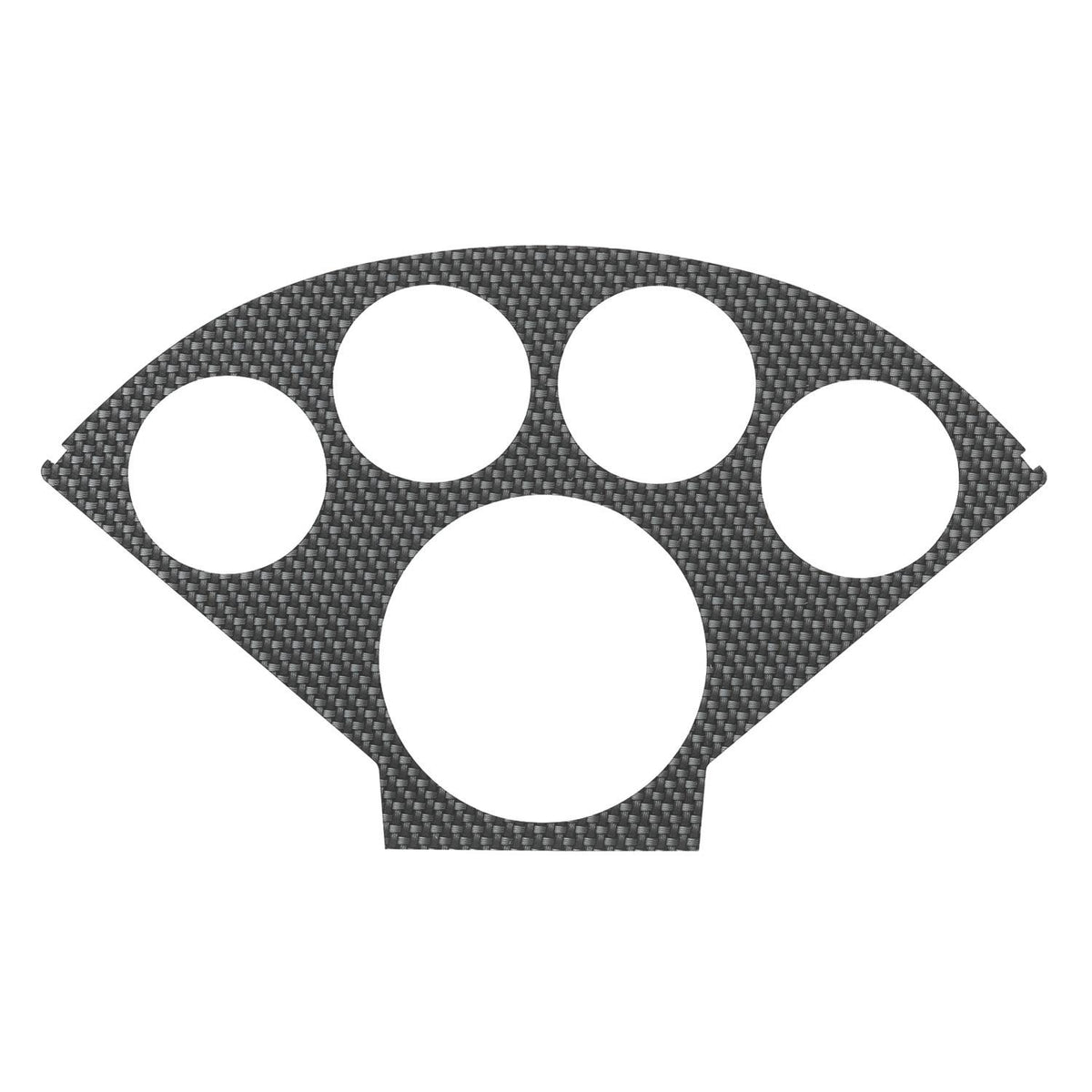 Auto Meter FACEPLATE FOR #2207, OPTIONAL, SILVER CARBON LOOK - 2122