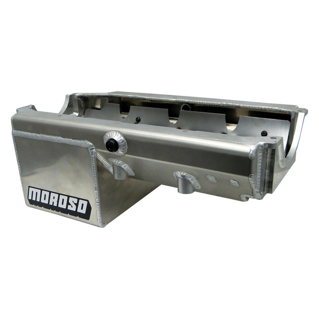 Moroso Oil Pan, Sbc Pre -85, Dart Shp, Double Power Kick Outs, Drag Race,8.25 In. Deep - 21234