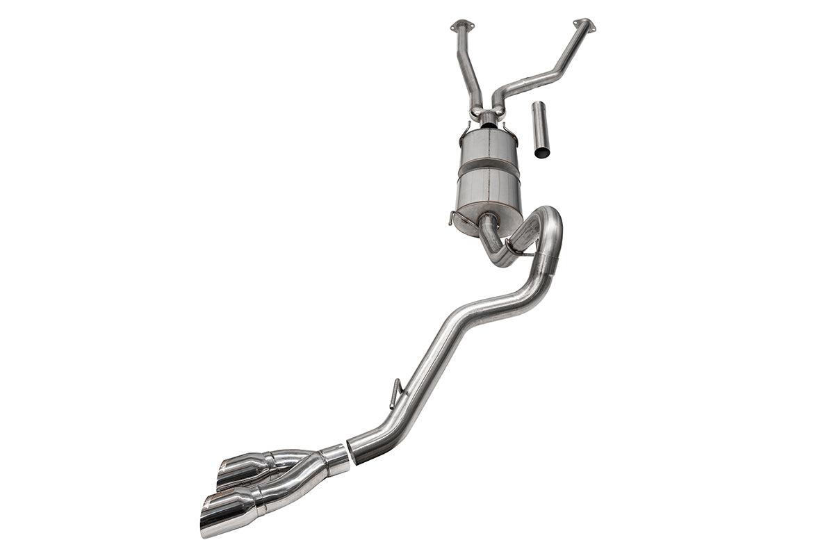 Corsa Performance Single Side Exit 3" Cat-Back - 4" Polished Pro-Series Tips (2022-2024 Tundra 3.4L V6) - 21245