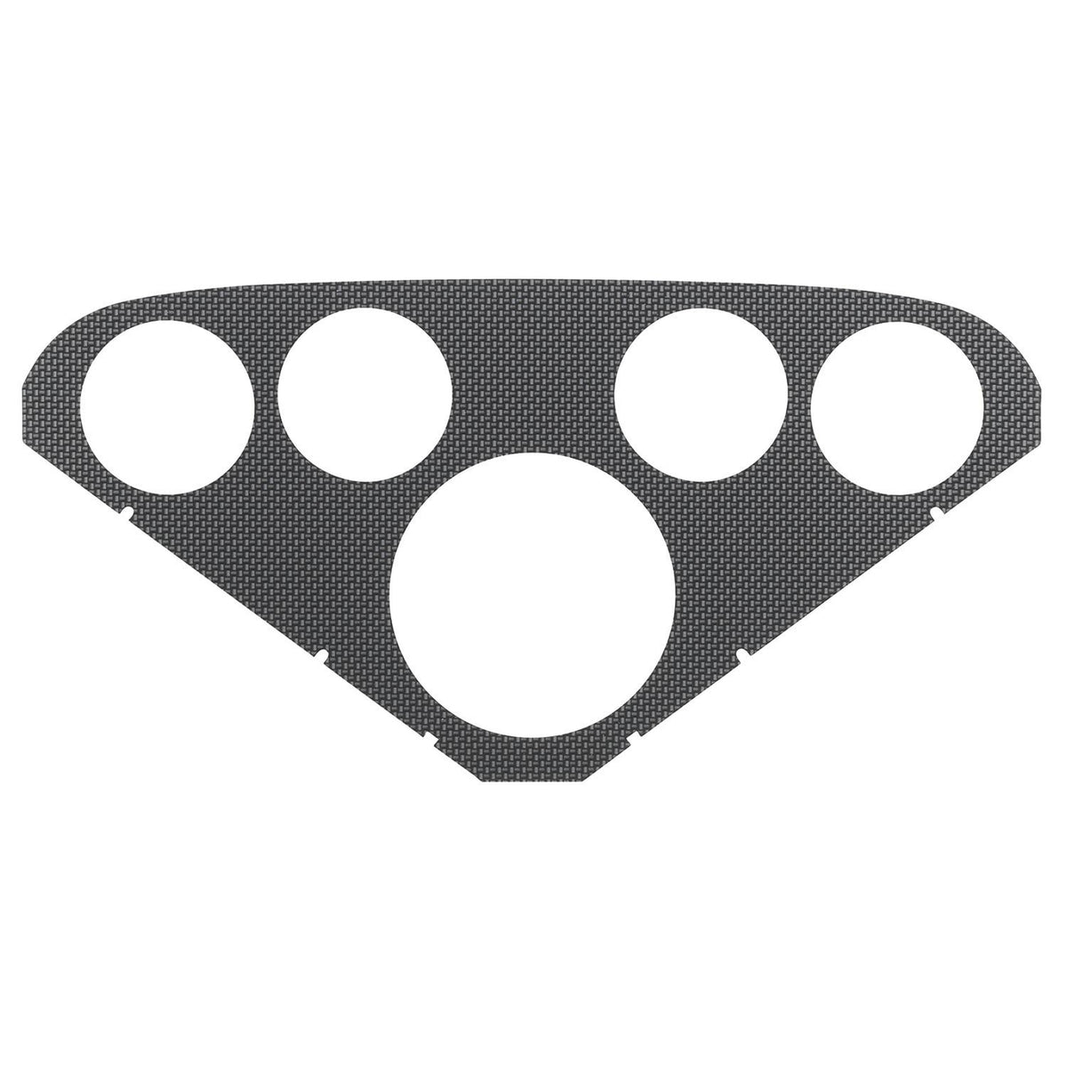 Auto Meter FACEPLATE FOR #2208, OPTIONAL, CARBON LOOK - 2125