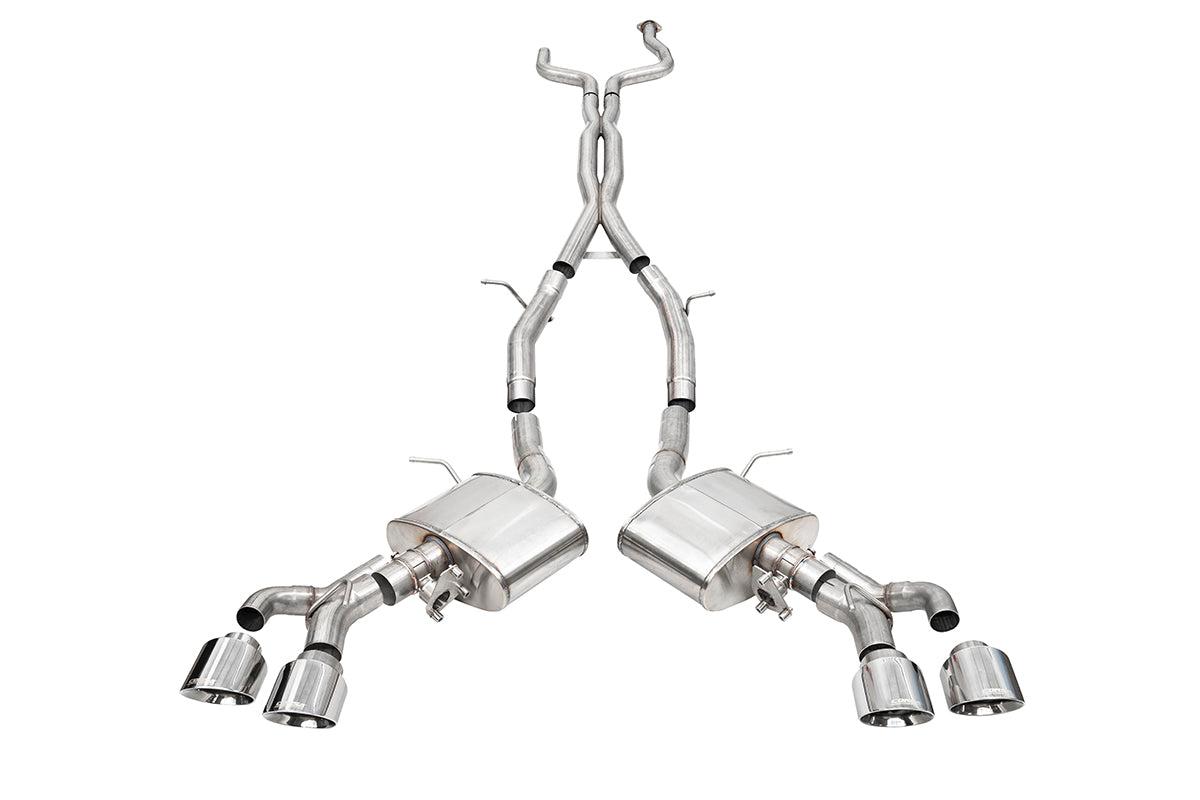 Corsa Performance Xtreme 3" Cat-Back Exhaust - 4.5" Polished Slash Tips (2022+ Cadillac CT4-V Blackwing) - 21317