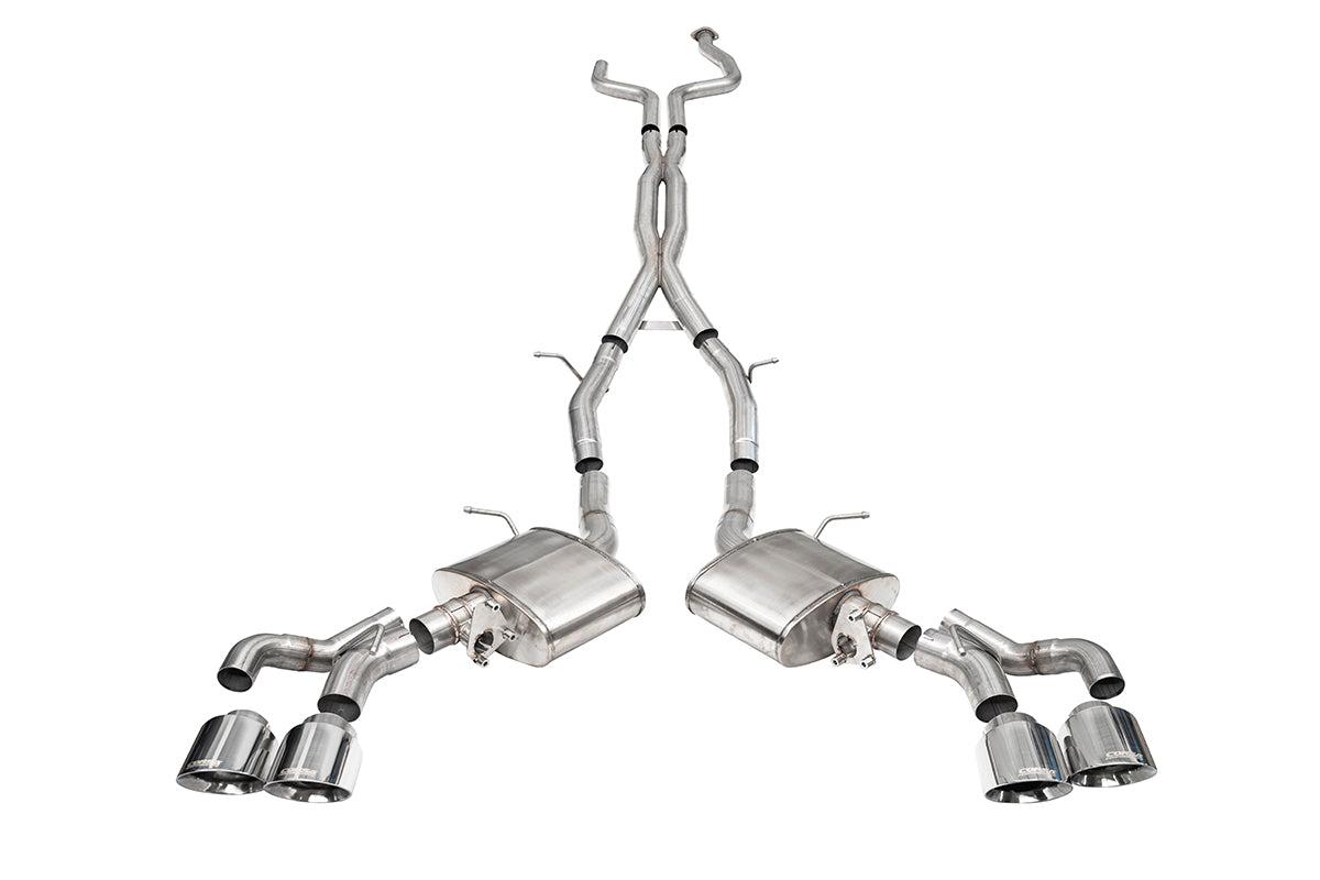 Corsa Performance Xtreme 3" Cat-Back Exhaust - 4.5" Polished Slash Tips (2022+ Cadillac CT5-V Blackwing) - 21320