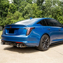 Corsa 3 Inch Cat-Back Exhaust with Dual Mode Active Exhaust; Corsa Double X-Pipe, Dual Rear Exit with Twin 4.5 Inch Carbon Tips 22-25 Cadillac CT5 V Blackwing - 21320CF