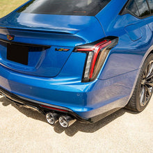 Corsa 3 Inch Cat-Back Exhaust with Dual Mode Active Exhaust; Corsa Double X-Pipe, Dual Rear Exit with Twin 4.5 Inch Carbon Tips 22-25 Cadillac CT5 V Blackwing - 21320CF