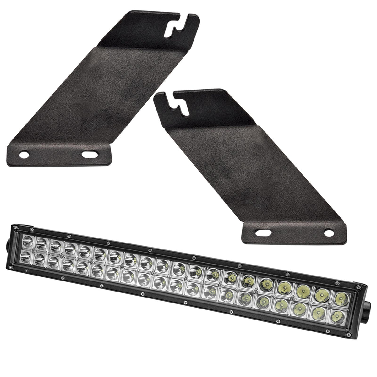 Oracle Lighting Hood Mounting Brackets Sm W/ Light Combo (2007-2021 Wrangler) - 2143-504