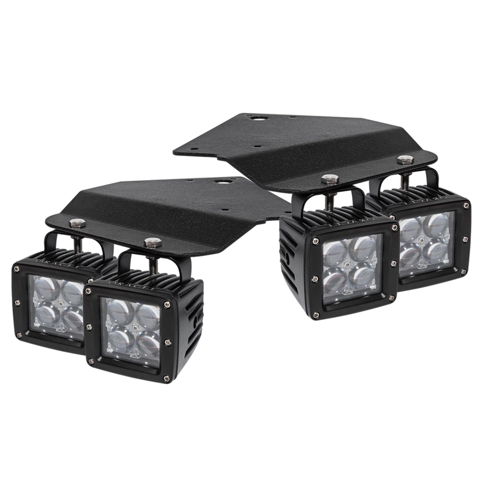 Oracle Lighting Fog Light Replacement Brackets W/ Lights Combo (2010-2014 F-150) - 2149-504