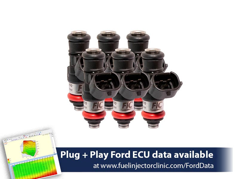 2150cc (200 lbs/hr at 43.5 PSI fuel pressure) FIC Fuel  Injector Clinic Injector Set for Ford Raptor (2017-2019) Injector Sets (is409-2150h)