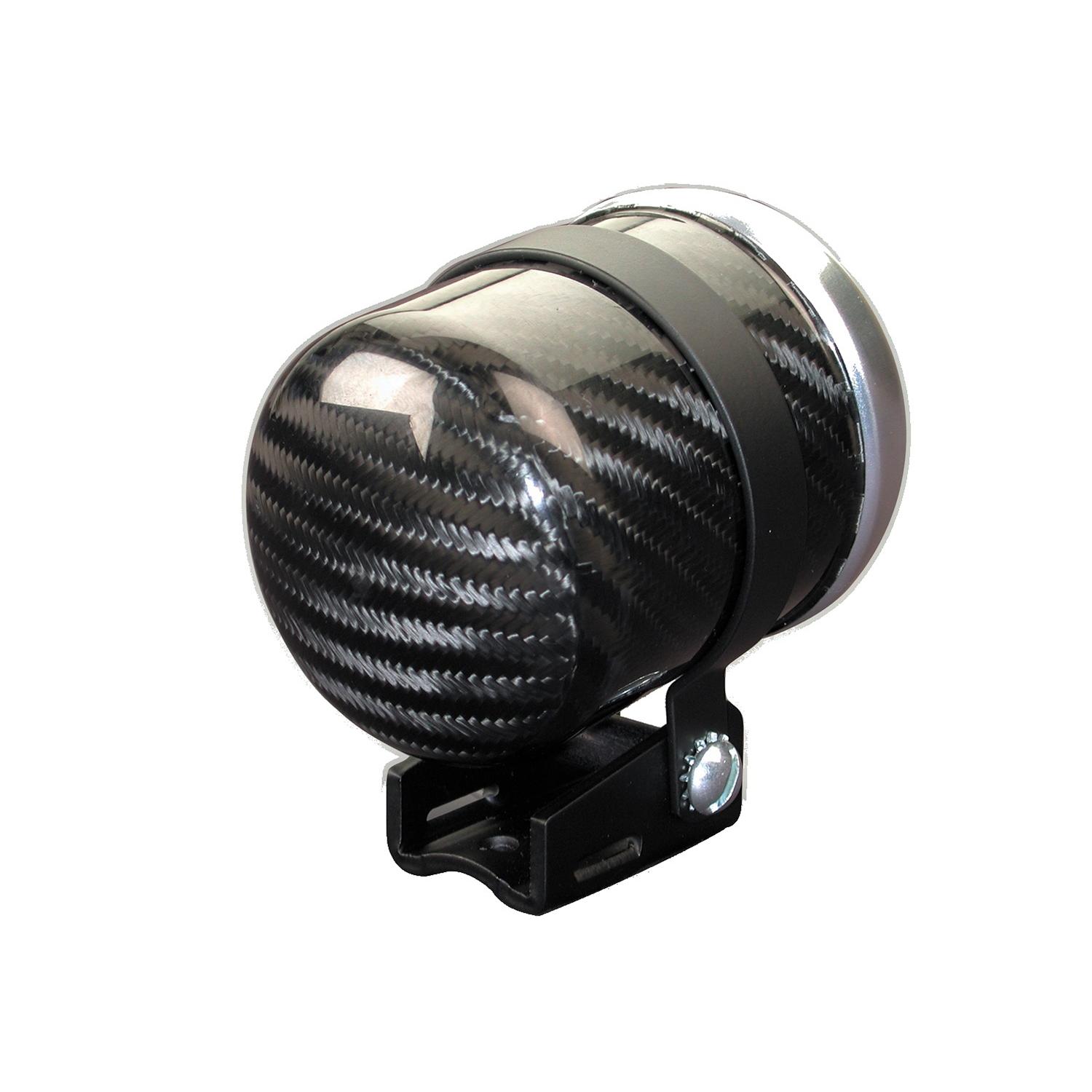 Auto Meter 2-5/8", PEDESTAL W/ CARBON FIBER CUP, FOR ELEC. GAUGE - 2151