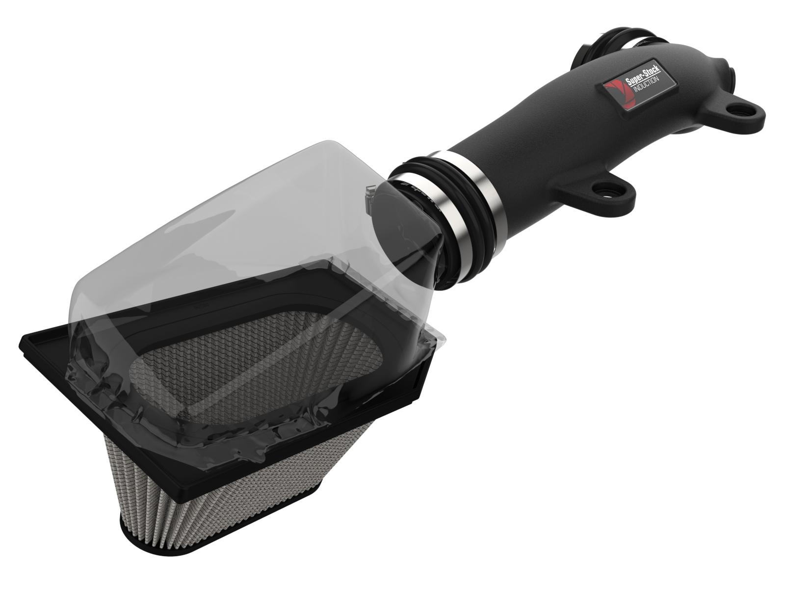 AFE Super Stock Induction System w/ Pro DRY S Media (2018-2021 Wrangler, Wrangler) - 55-10010D