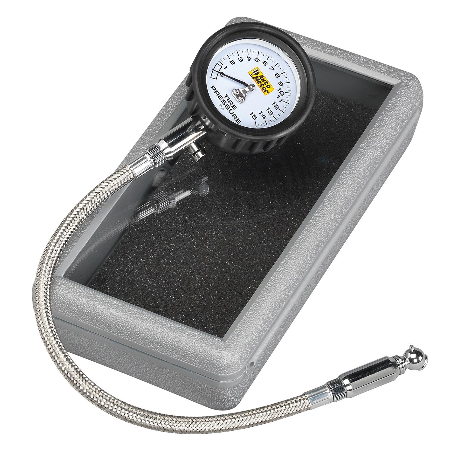 Auto Meter TIRE PRESSURE, 0-15 PSI - 2159