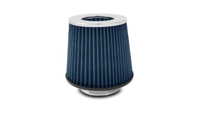 Vibrant Performance Open Funnel Performance Air Filter (3" Inlet I.D.) - Chrome Cap - 2160C