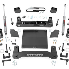Rough Country 6 Inch Lift Kit Mono Leaf Rear Diesel Chevy Silverado 1500 4WD (22-24) (2022-2024 Silverado 1500) - 21630D