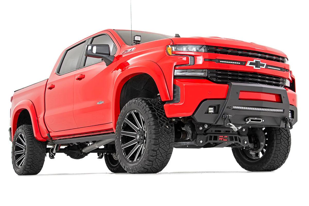 Rough Country 6 Inch Lift Kit Mono Leaf Rear Diesel Chevy Silverado 1500 4WD (22-24) (2022-2024 Silverado 1500) - 21630D