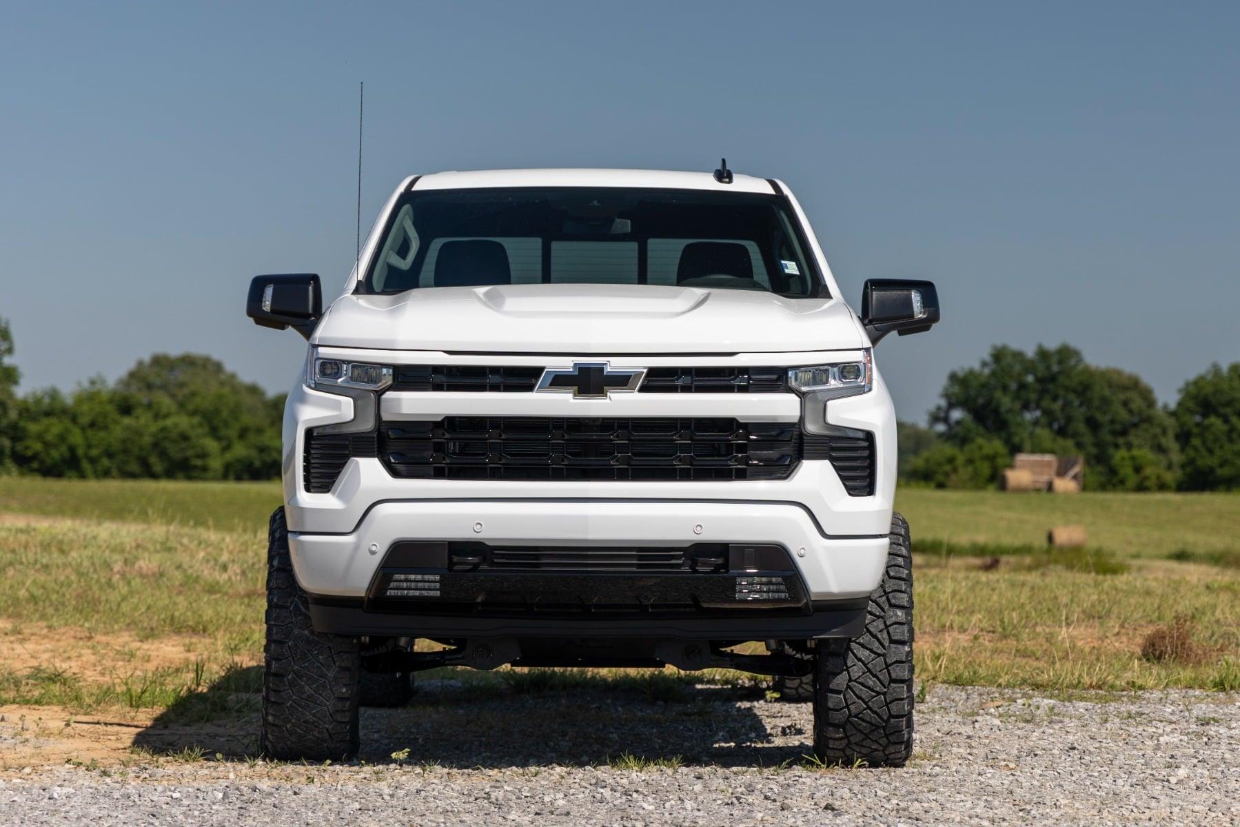 Rough Country 6 Inch Lift Kit Mono Leaf Rear Diesel Chevy Silverado 1500 4WD (25-26) (2025-2026 Silverado 1500) - 21630D_A