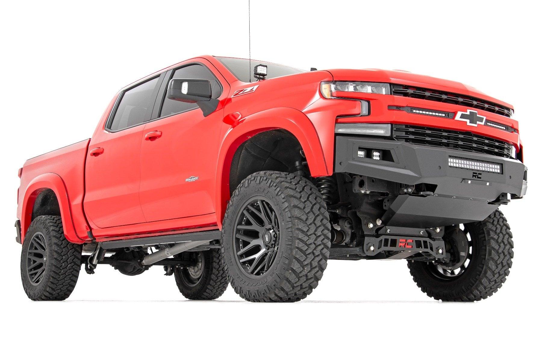 Rough Country 6 Inch Lift Kit Mono Leaf Rear Vertex Chevy Silverado 1500 4WD (22-24) (2022-2024 Silverado 1500) - 21650