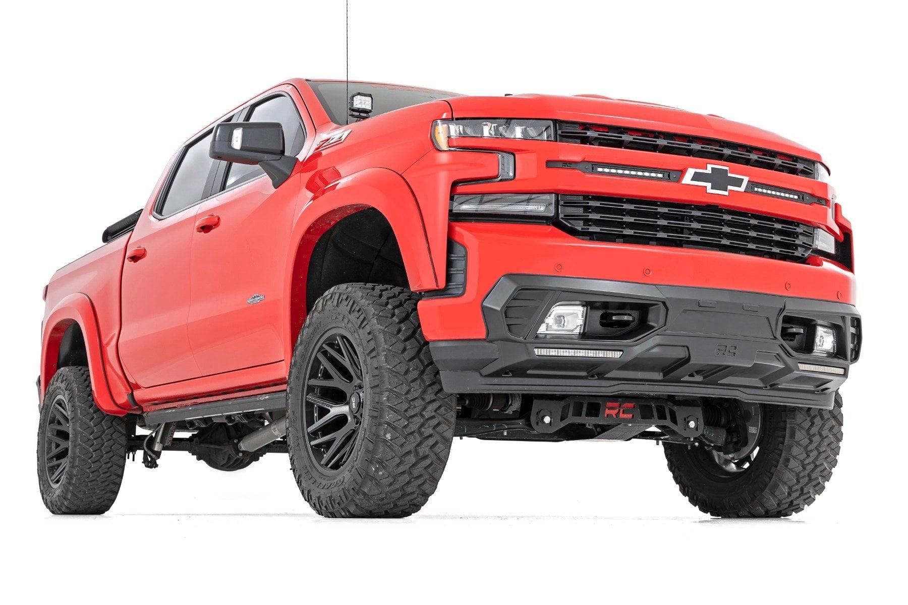 Rough Country 6 Inch Lift Kit Mono Leaf Rear Vertex Chevy Silverado 1500 4WD (22-24) (2022-2024 Silverado 1500) - 21650