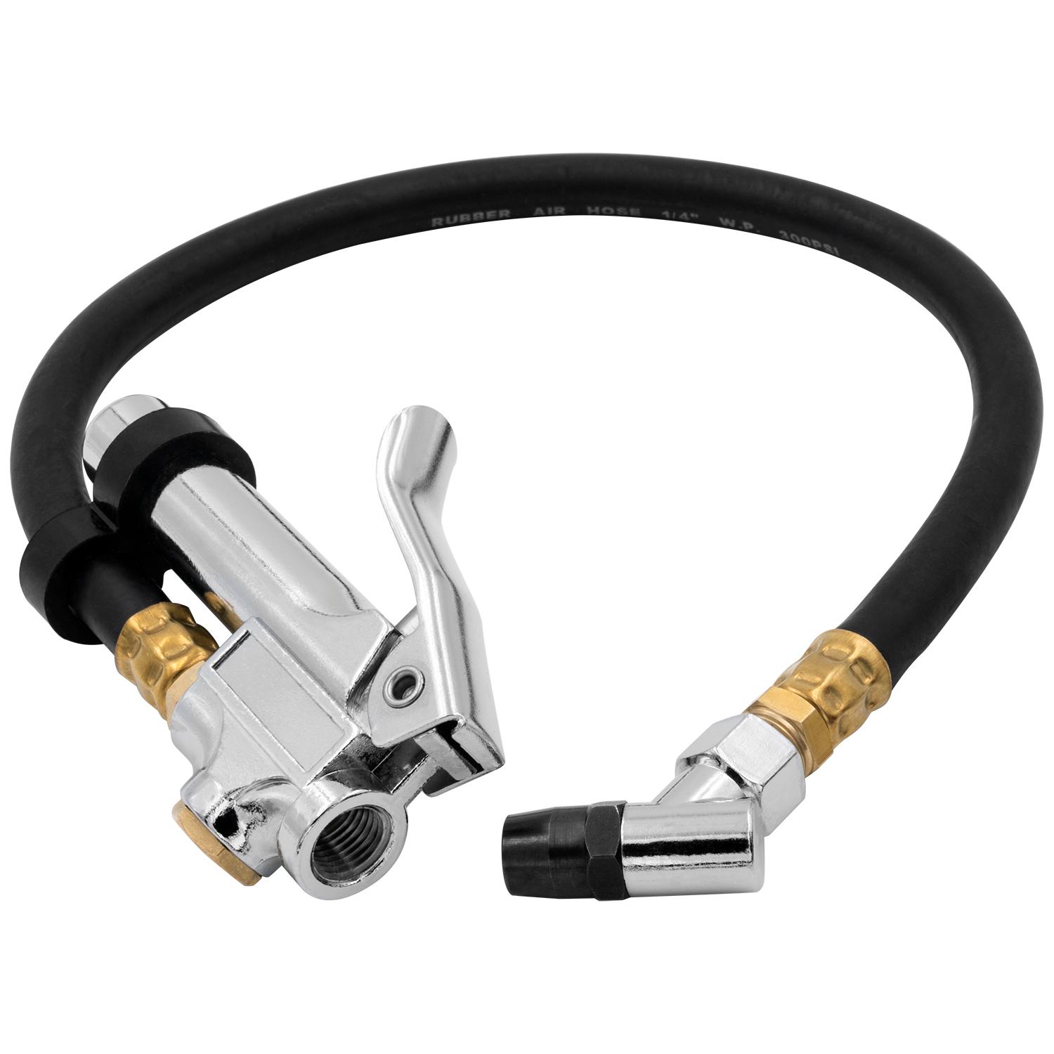 Auto Meter INFLATOR ASSEMBLY, TIRE PRESS, INCL. 18 IN. HOSE W/ 45º BULLET FOOT AIR CHUCK - 2170