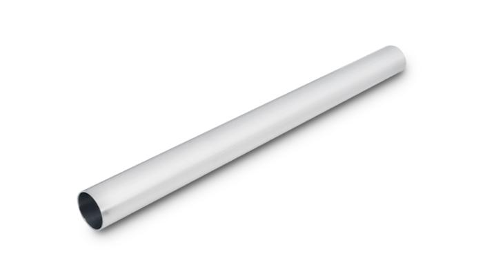 Vibrant Performance 1.75" O.D. Aluminum Straight Tubing, 18" Long - Polished - 2172