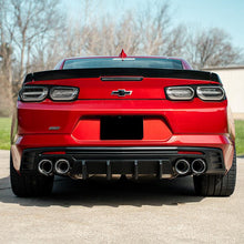 Corsa Valved Axle-Back - 4.5" Carbon Fiber Quad Tips - Polished Tips (2016-2024 Camaro SS / ZL1) - 21789CF
