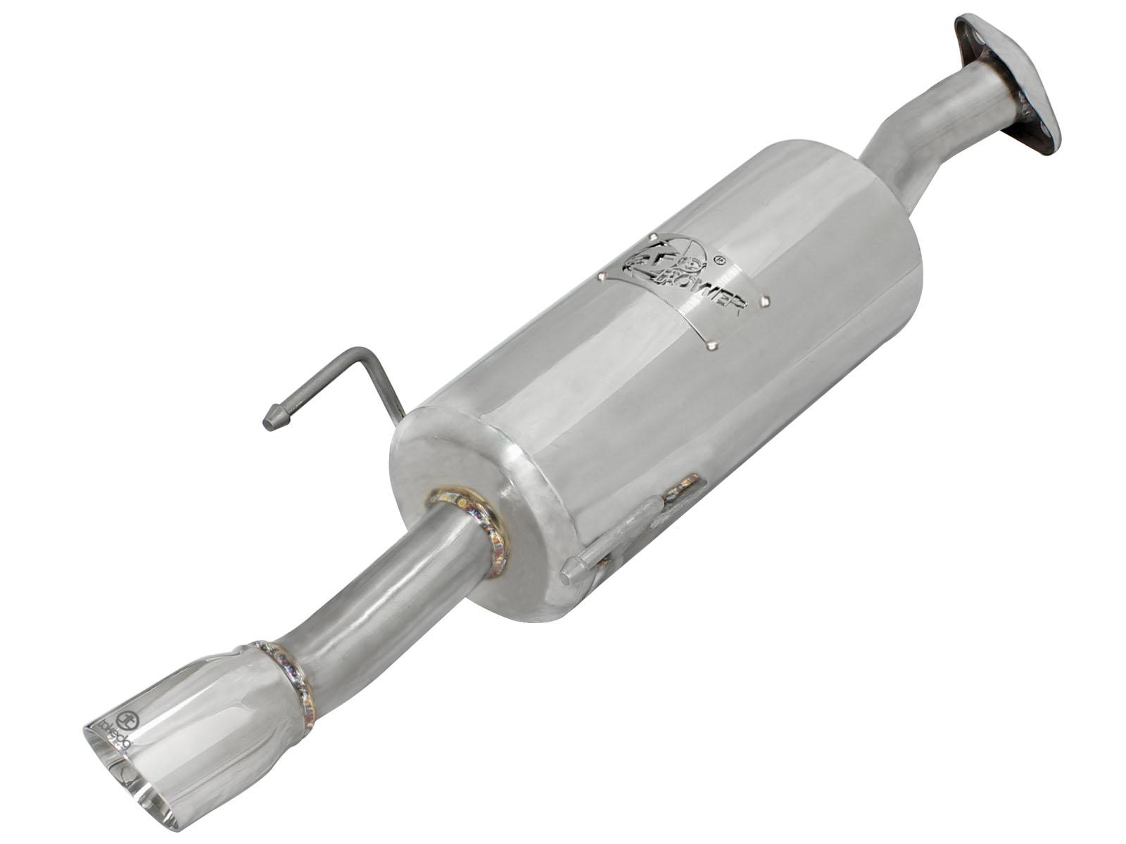 AFE Takeda 2in 304 Stainless Steel Axle-Back Exhaust w/Polished Tip (2007-2008 Fit) - 49-36611