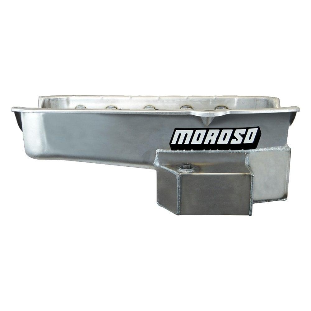 Moroso Oil Pan, Sbc 80-85  With Passenger'S Side Dip Stick, Dart Shp, Road Race Baffled, 7.5 In. Deep - 21814