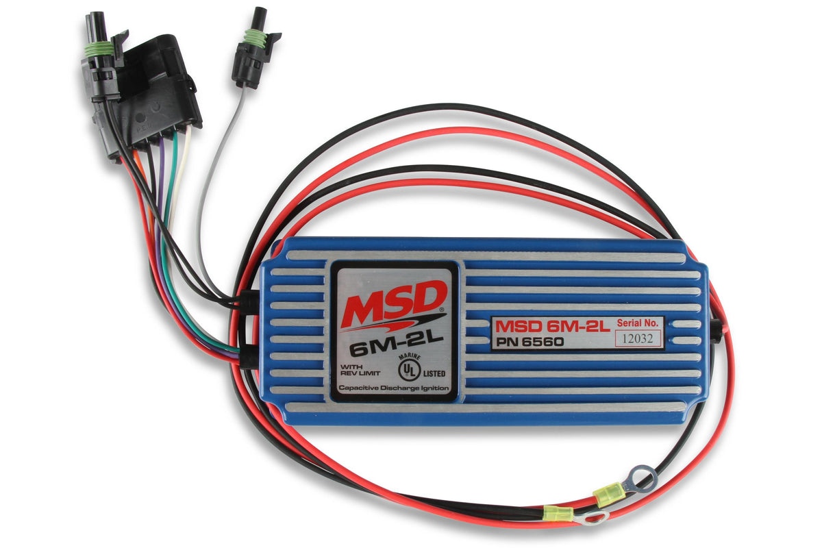 Msd 6560 Msd 6M-2L Marine Ignition With Rev Limiter