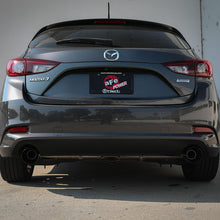 AFE Takeda 2-1/2 IN 304 Stainless Steel Axle-Back Exhaust System w/ Black Tips (Mazda 3 14-18 L4-2.0/2.5L) - 49-37014-B