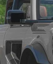Anchor Room Mirror Back Blackout Vinyl - Black Carbon Fiber (+$15.00) (2021-2025 Bronco) - 21FB_MBB_CF