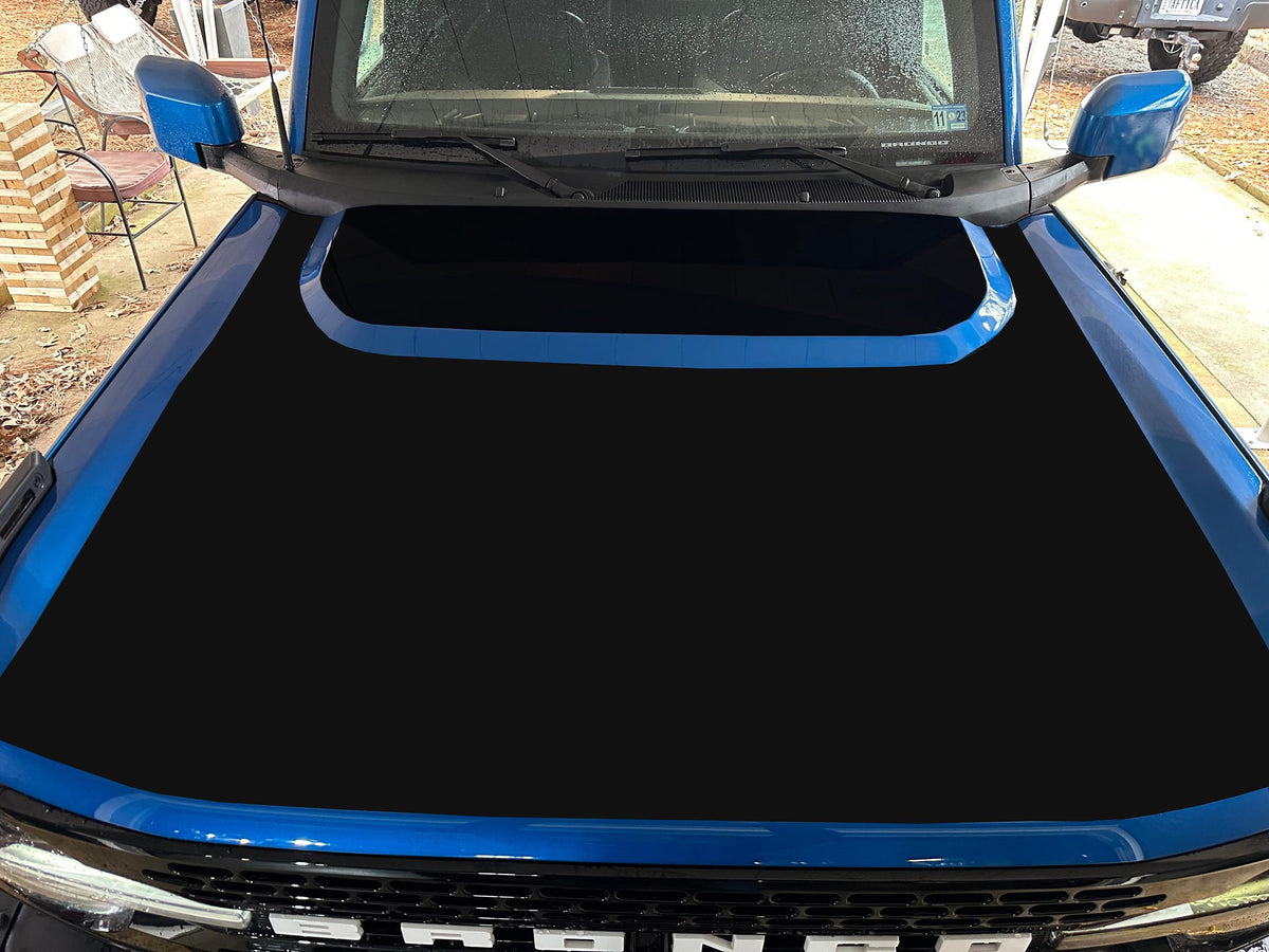 Anchor Room Hood Graphic Combination (2021-2025 Bronco) - Gloss White - 21FB_HGC_GW