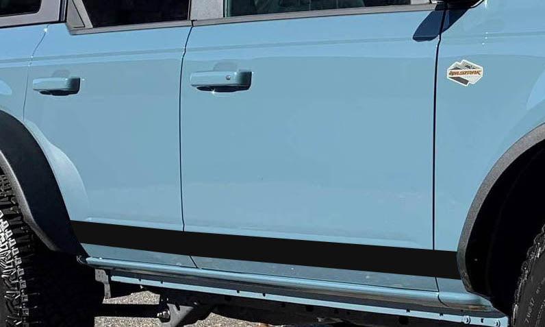 Anchor Room Rocker Panel Stripes - Silver (2021-2025 Bronco) - 21FB_RPS_S
