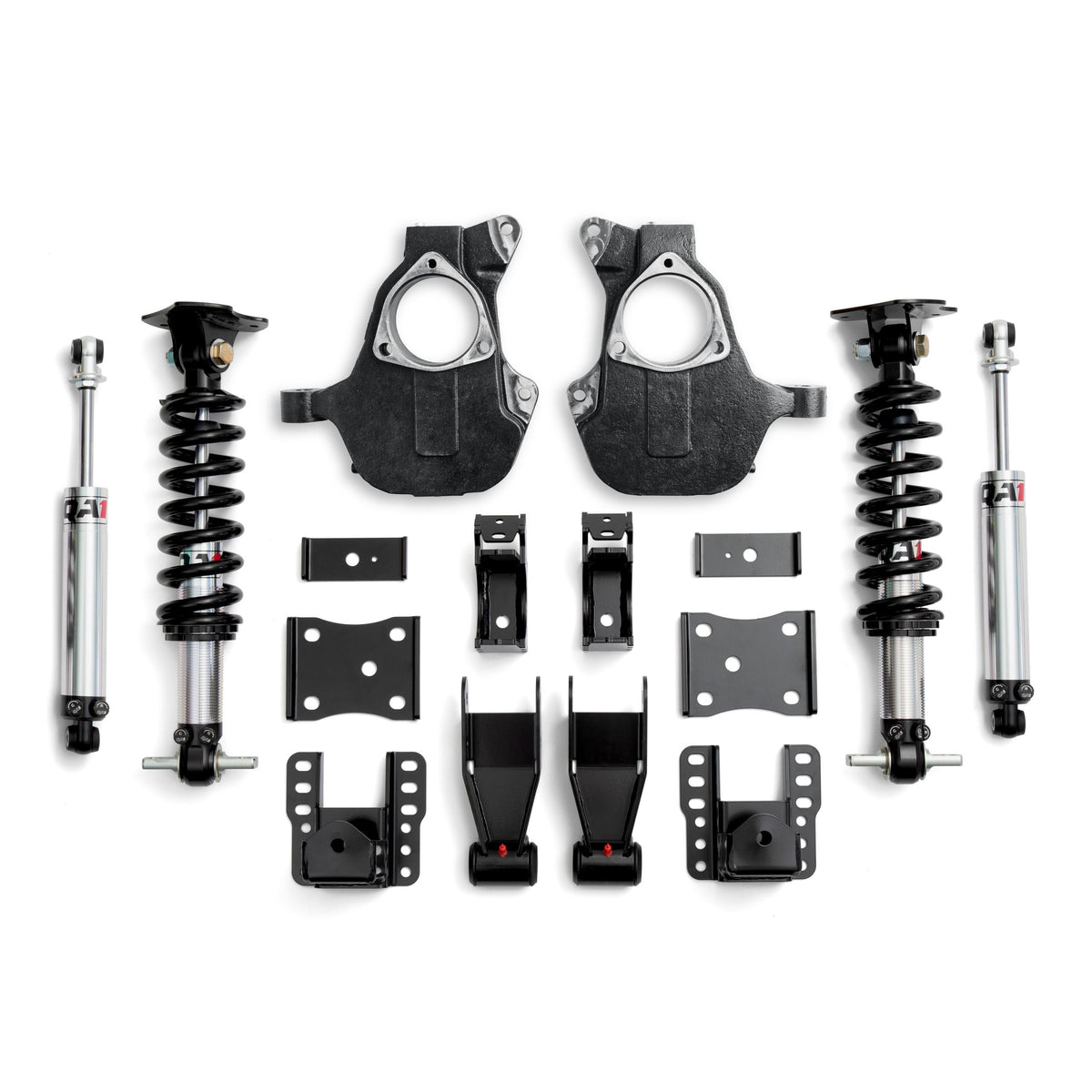 QA1 4/6 Lowering Kit 14-18 Gm 1500,4Wd Stamped/Al. Arms Double Adjust (2014-2018 Silverado 1500, Sierra 1500) - LK22-GMT04