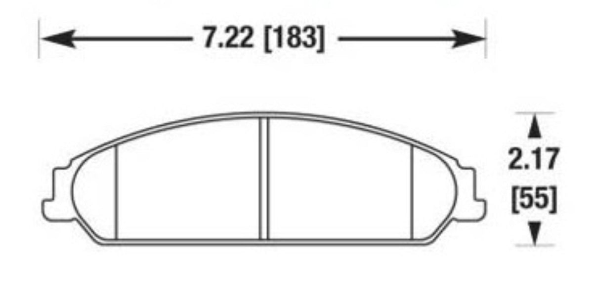 Baer Brake Pads Disc Brake Pads Univ - D1058R