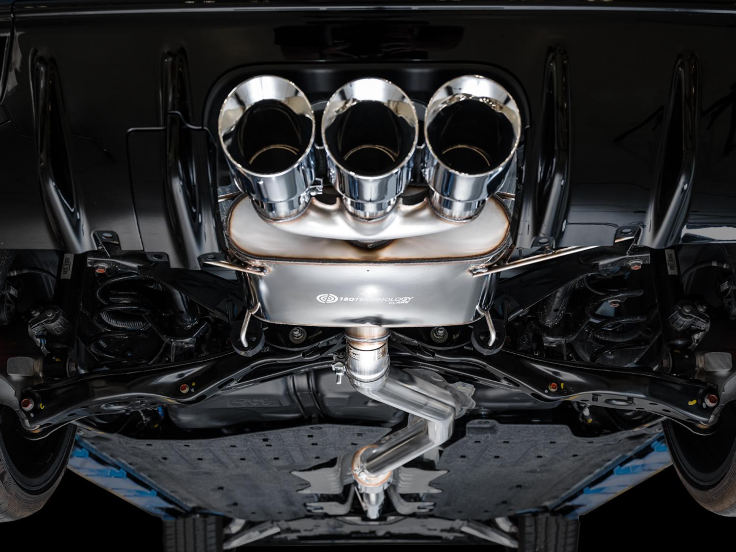 AWE Touring Edition for FL5 CTR - Triple Chrome Tips - 3015-52287