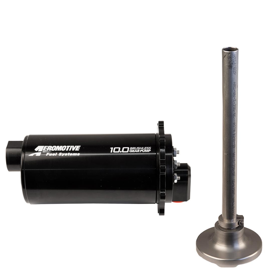 Aeromotive Fuel Pump, TVS, Universal In-Tank, 90-Deg Outlet, BL Spur Gear 10.0. - 19324