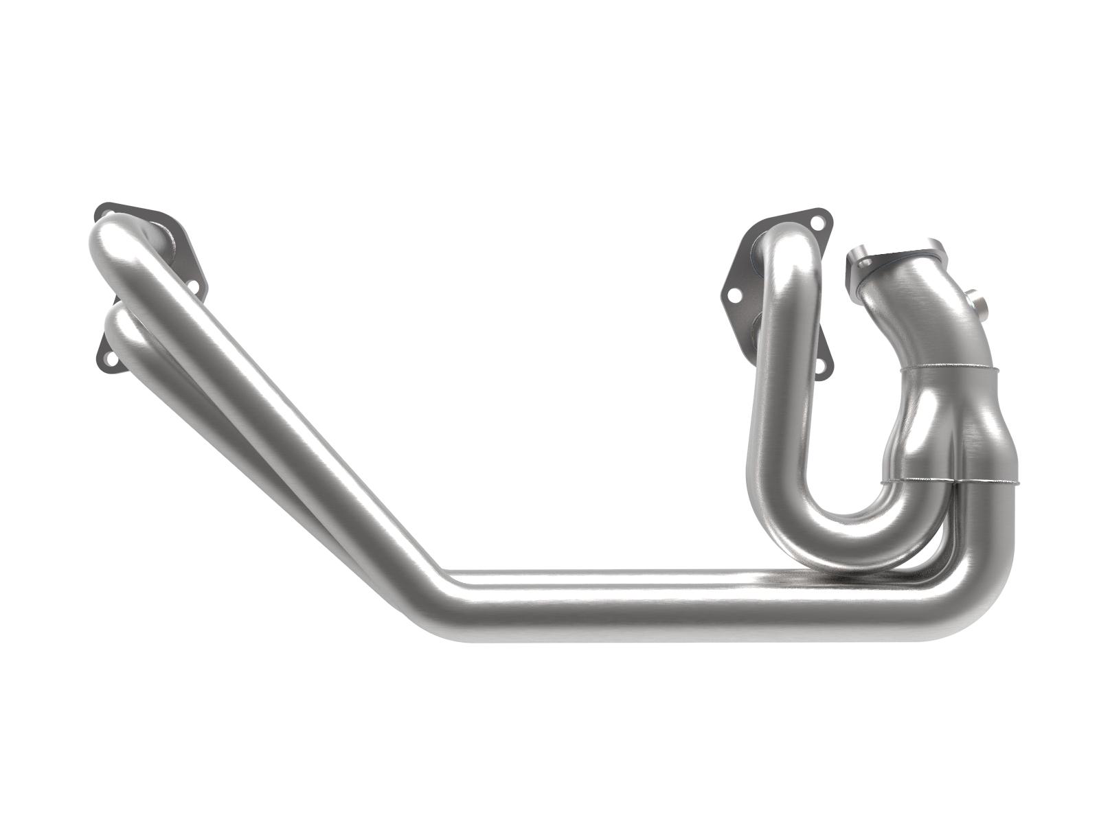 AFE Twisted Steel Long Tube Header 304 Stainless Steel (Subaru Impreza WRX/STi/Legacy 02-21 H4-2.0L (t)/2.5L (t)) - 48-36803