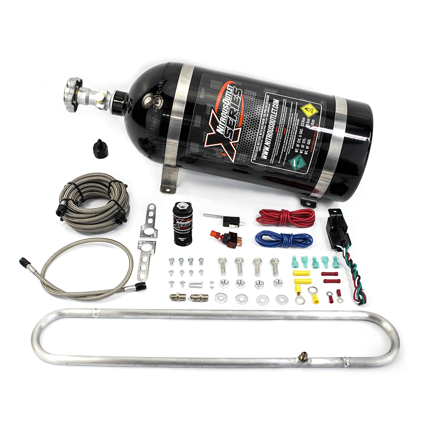 Nitrous Outlet X-Series Universal Intercooler System 10lb Bottle Nitrous Outlet - 22-87000-10
