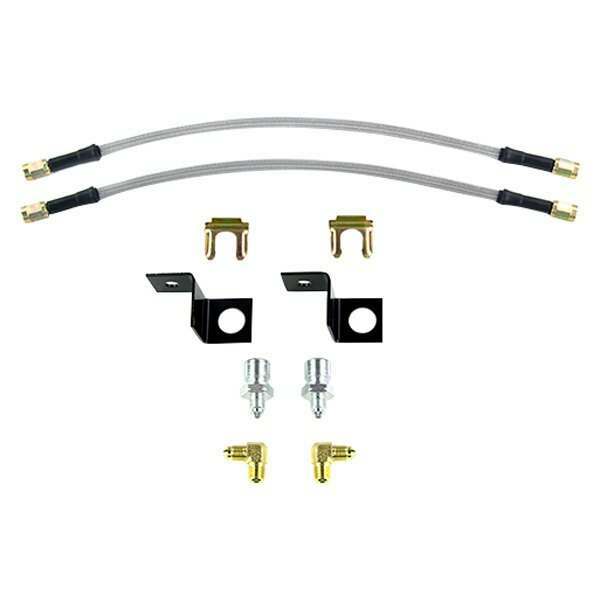 Wilwood Flexline Kit 14 inch -3 M10-1.5 IF 1/8 NPT 90 Degree - 220-15276