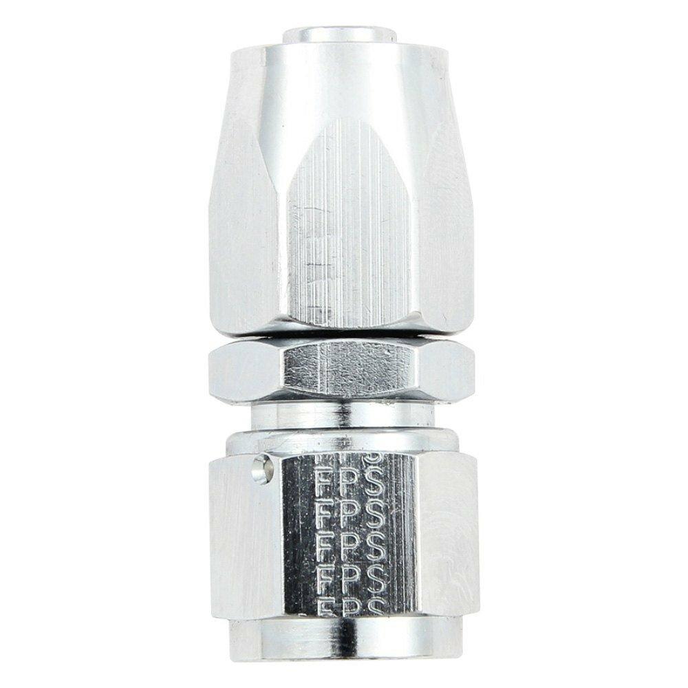 Fragola #6 Straight Pro-Flow Hose End  Chrome - 220106-CH