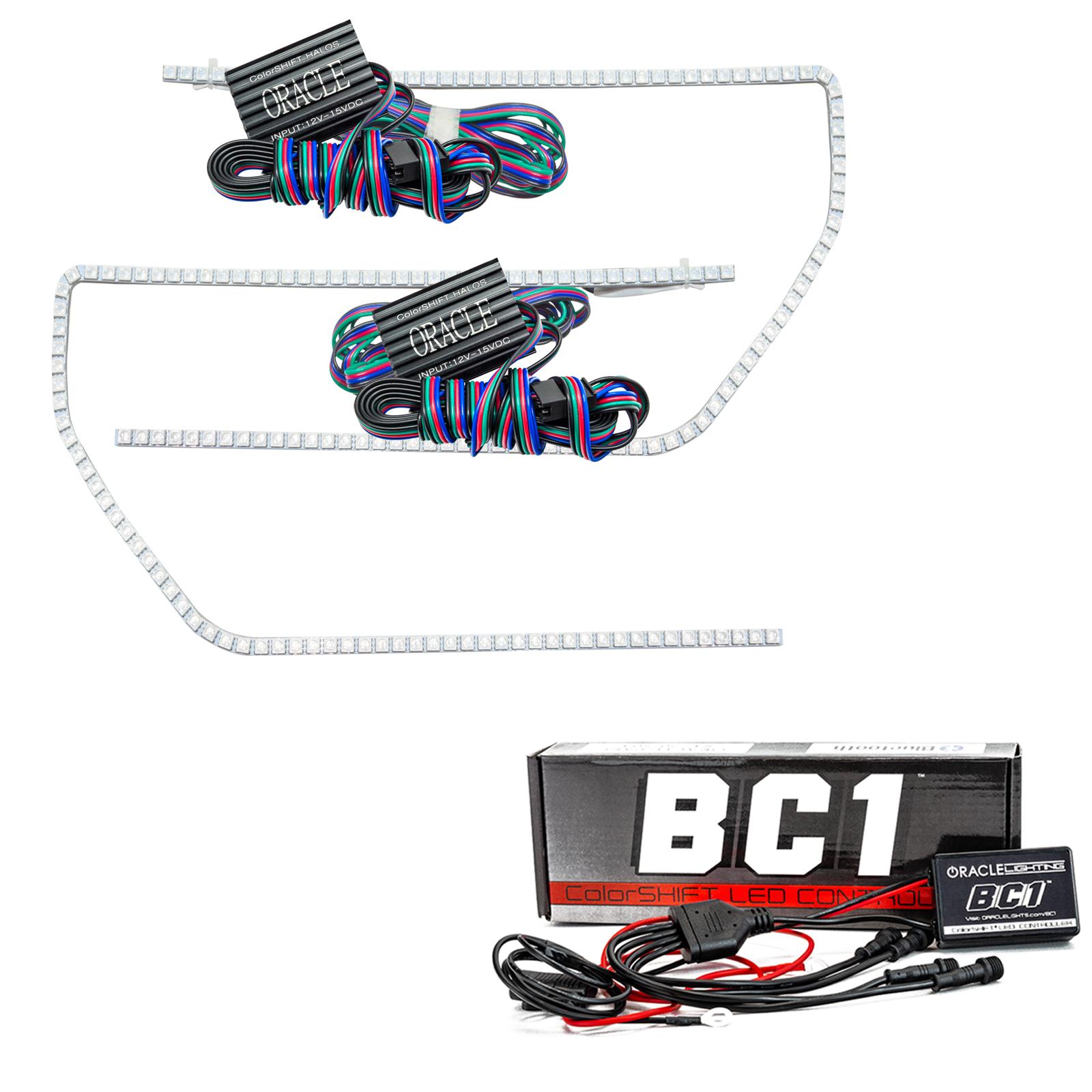 Oracle Lighting 2009-2014 Ford F-150 / Raptor Led Perimeter Headlight Halo Kit (2009-2014 Ford F-150) - 2203-335
